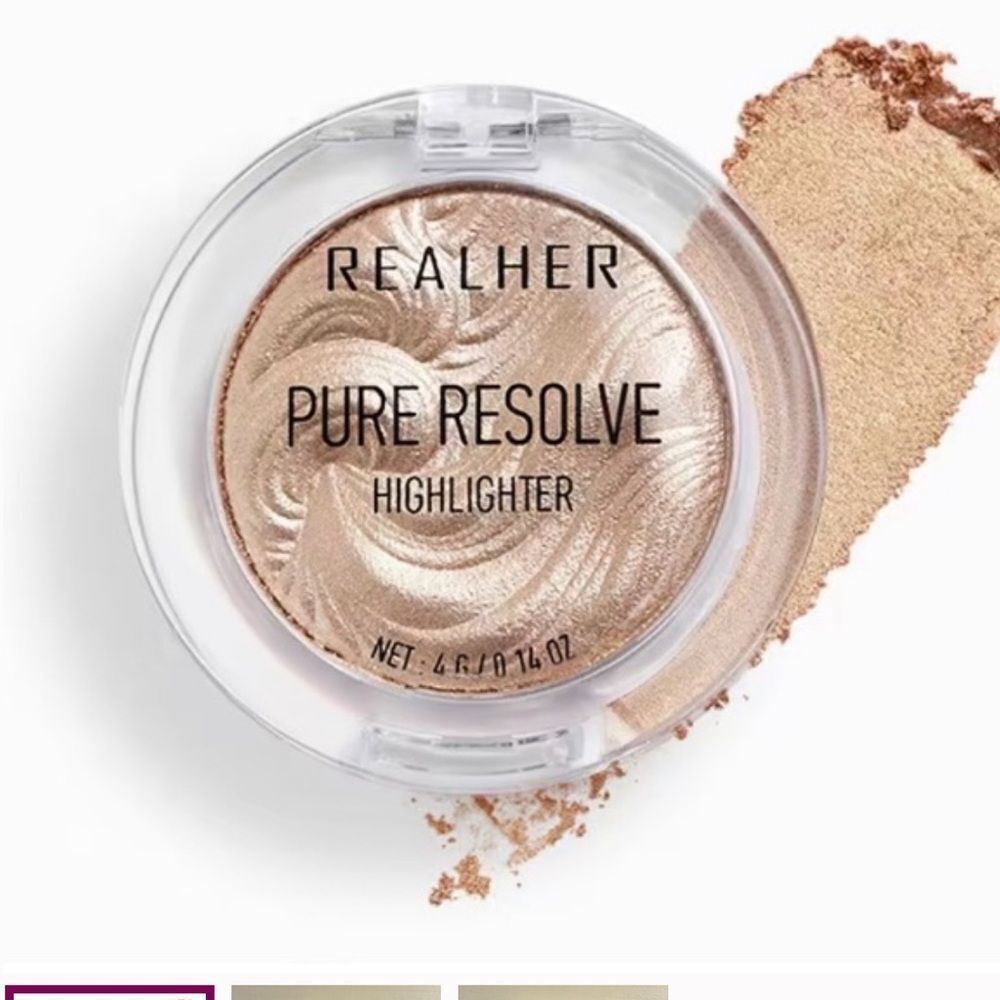 ✨ RealHer Pure Resolve Highlighter Brand New in Box - Picture 2 of 8